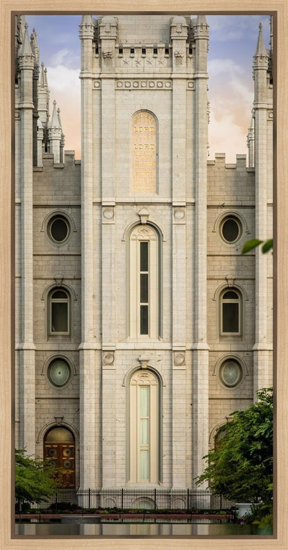 Salt Lake City Temple The Morning Breaks Gallery Wrap