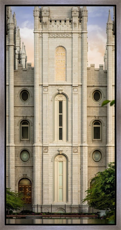 Salt Lake City Temple The Morning Breaks Gallery Wrap