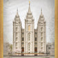 Salt Lake City Temple The Spirit Of God