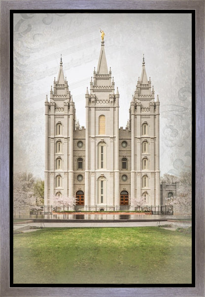 Salt Lake City Temple The Spirit Of God Gallery Wrap