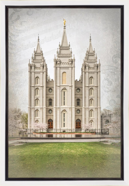 Salt Lake City Temple The Spirit Of God Gallery Wrap