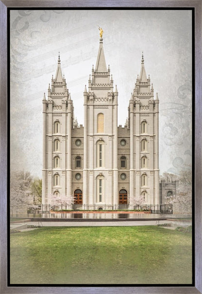 Salt Lake City Temple The Spirit Of God Gallery Wrap
