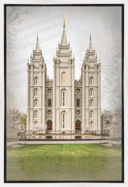 Salt Lake City Temple The Spirit Of God Gallery Wrap
