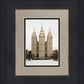 Salt Lake City Temple Warming Reflection