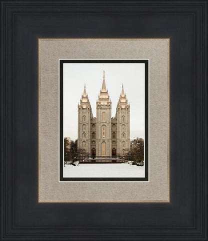Salt Lake City Temple Warming Reflection