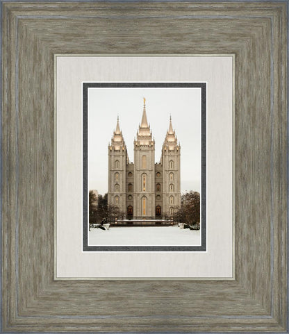 Salt Lake City Temple Warming Reflection