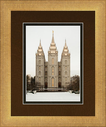 Salt Lake City Temple Warming Reflection