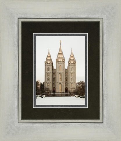 Salt Lake City Temple Warming Reflection