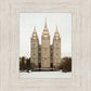 Salt Lake City Temple Warming Reflection