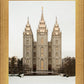 Salt Lake City Temple Warming Reflection