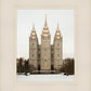 Salt Lake City Temple Warming Reflection