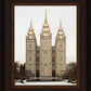 Salt Lake City Temple Warming Reflection