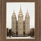 Salt Lake City Temple Warming Reflection
