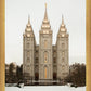 Salt Lake City Temple Warming Reflection