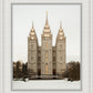 Salt Lake City Temple Warming Reflection