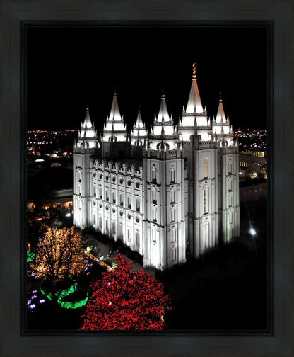 Salt Lake City Temple Wondrous Perspective Gallery Wrap