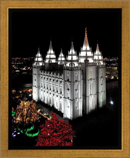 Salt Lake City Temple Wondrous Perspective Gallery Wrap