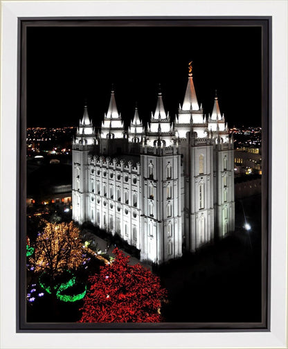 Salt Lake City Temple Wondrous Perspective Gallery Wrap