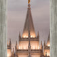 Salt Lake City Temple Rising Ramparts Vertical