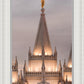 Salt Lake City Temple Rising Ramparts Vertical