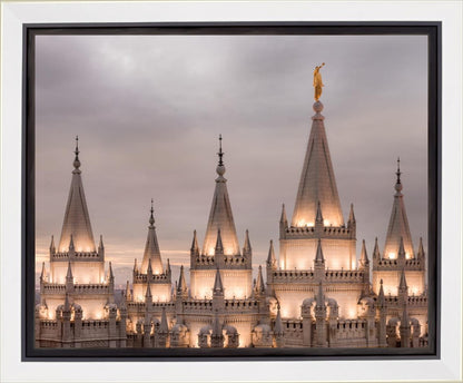 Salt Lake City Temple Rising Ramparts Gallery Wrap
