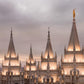Salt Lake City Temple Rising Ramparts