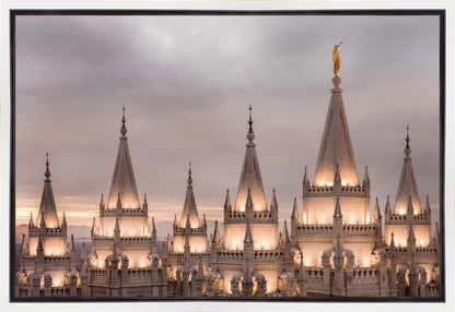 Salt Lake City Temple Rising Ramparts Gallery Wrap