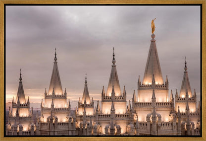 Salt Lake City Temple Rising Ramparts Gallery Wrap