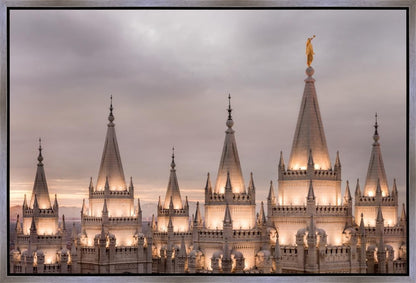 Salt Lake City Temple Rising Ramparts Gallery Wrap
