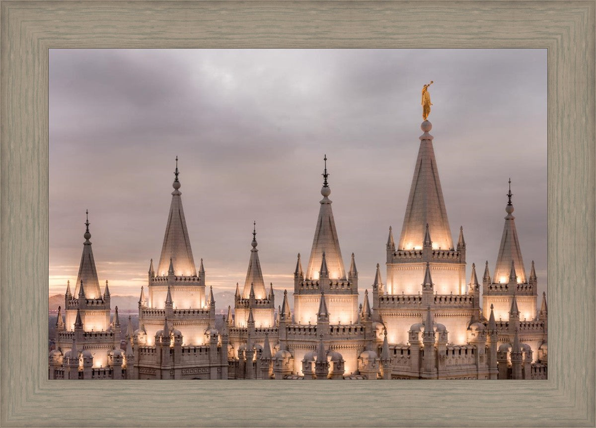 Salt Lake City Temple Rising Ramparts