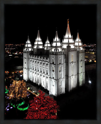 Salt Lake City Temple Wondrous Perspective Gallery Wrap