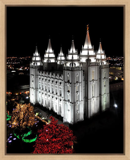 Salt Lake City Temple Wondrous Perspective Gallery Wrap