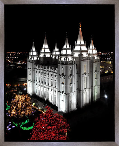 Salt Lake City Temple Wondrous Perspective Gallery Wrap