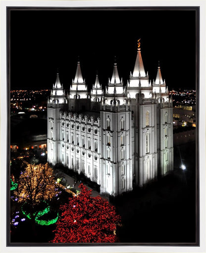Salt Lake City Temple Wondrous Perspective Gallery Wrap
