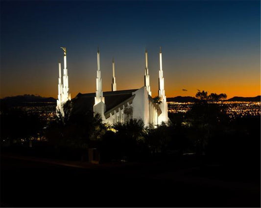 Las Vegas Temple Heaven's Glory Gallery Wrap