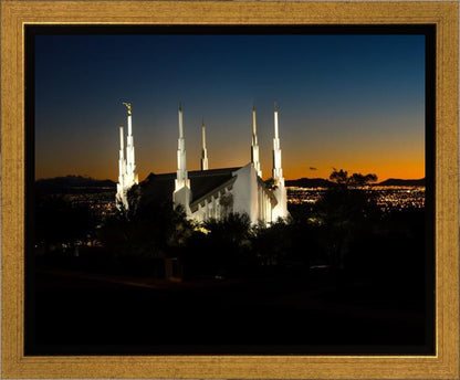 Las Vegas Temple Heaven's Glory Gallery Wrap