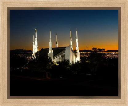 Las Vegas Temple Heaven's Glory Gallery Wrap