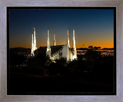 Las Vegas Temple Heaven's Glory Gallery Wrap