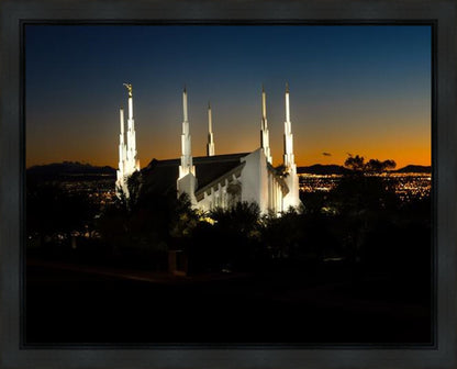 Las Vegas Temple Heaven's Glory Gallery Wrap