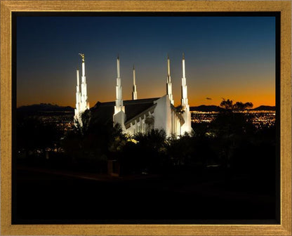 Las Vegas Temple Heaven's Glory Gallery Wrap