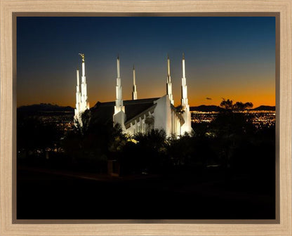 Las Vegas Temple Heaven's Glory Gallery Wrap