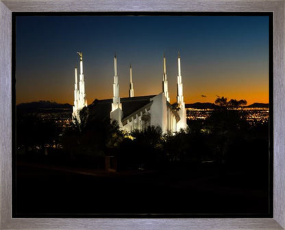 Las Vegas Temple Heaven's Glory Gallery Wrap