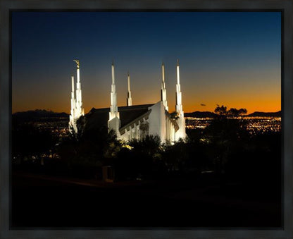 Las Vegas Temple Heaven's Glory Gallery Wrap