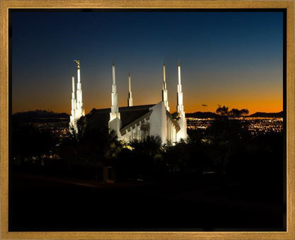 Las Vegas Temple Heaven's Glory Gallery Wrap