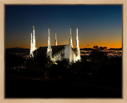 Las Vegas Temple Heaven's Glory Gallery Wrap