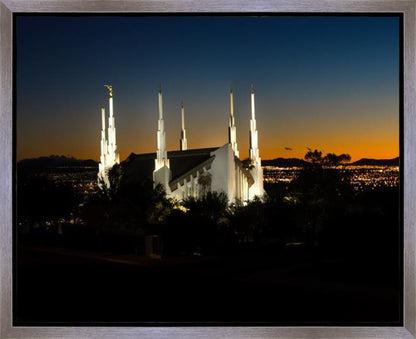 Las Vegas Temple Heaven's Glory Gallery Wrap