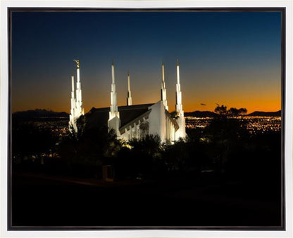 Las Vegas Temple Heaven's Glory Gallery Wrap