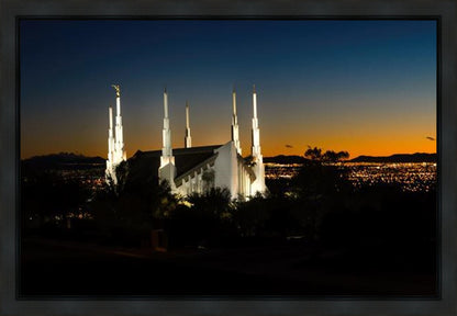 Las Vegas Temple Heaven's Glory Gallery Wrap