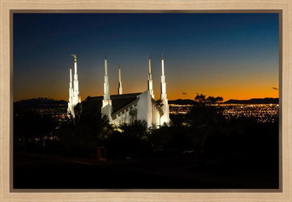 Las Vegas Temple Heaven's Glory Gallery Wrap