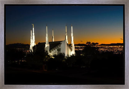 Las Vegas Temple Heaven's Glory Gallery Wrap